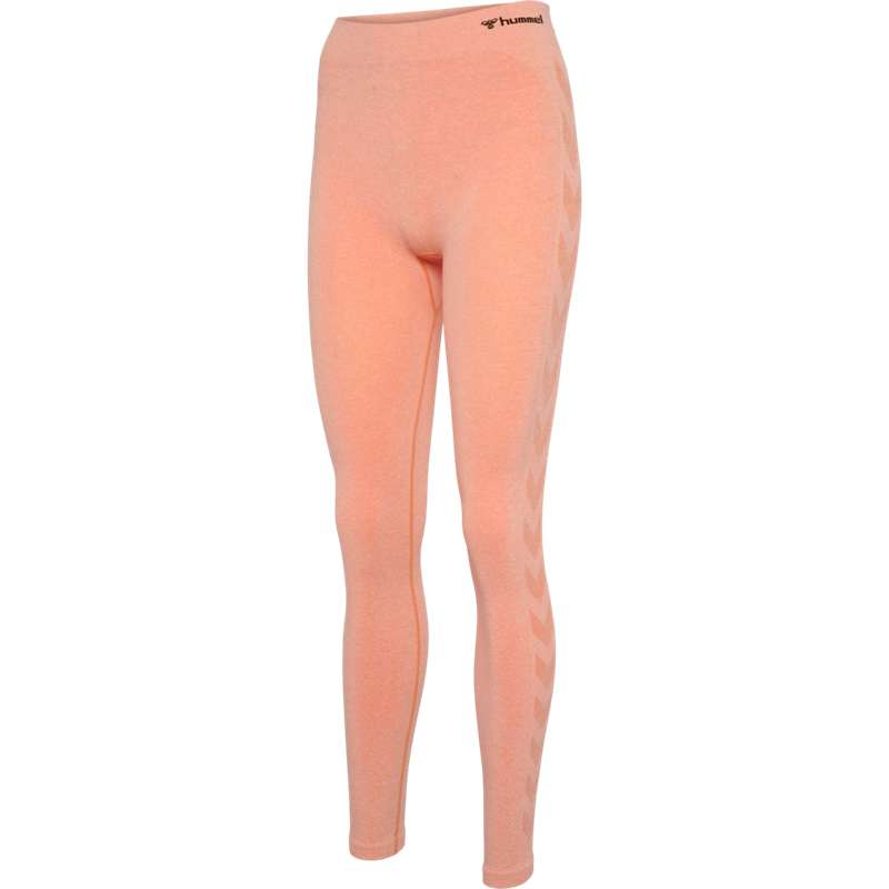 Hummel Ci Seamless Mid Waist Korte Broek Dames Koraal | 190182-228