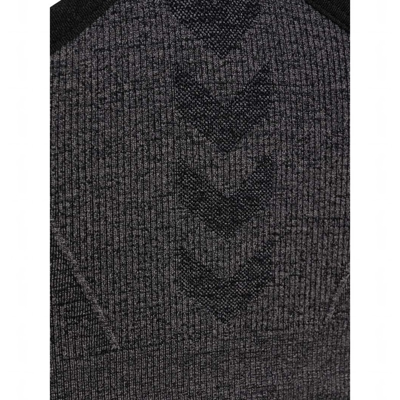 Hummel Ci Seamless Scrunch Sport BH Dames Zwart | 357389-414