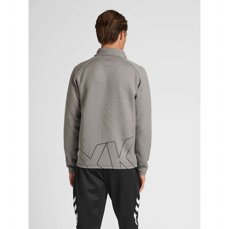 Hummel Cima Xk Zip T-shirts Heren Grijs | 049344-171
