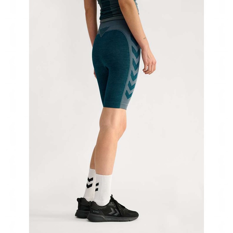 Hummel Clea Seamless Cycling Korte Broek Dames Blauw | 862192-565
