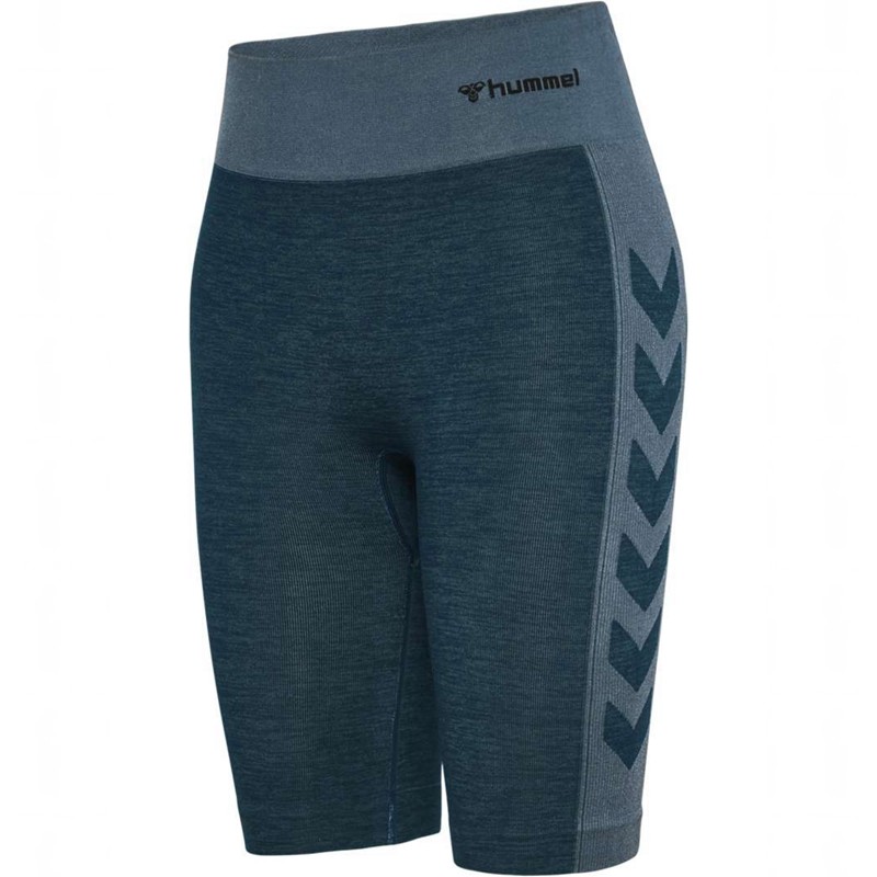 Hummel Clea Seamless Cycling Korte Broek Dames Blauw | 862192-565