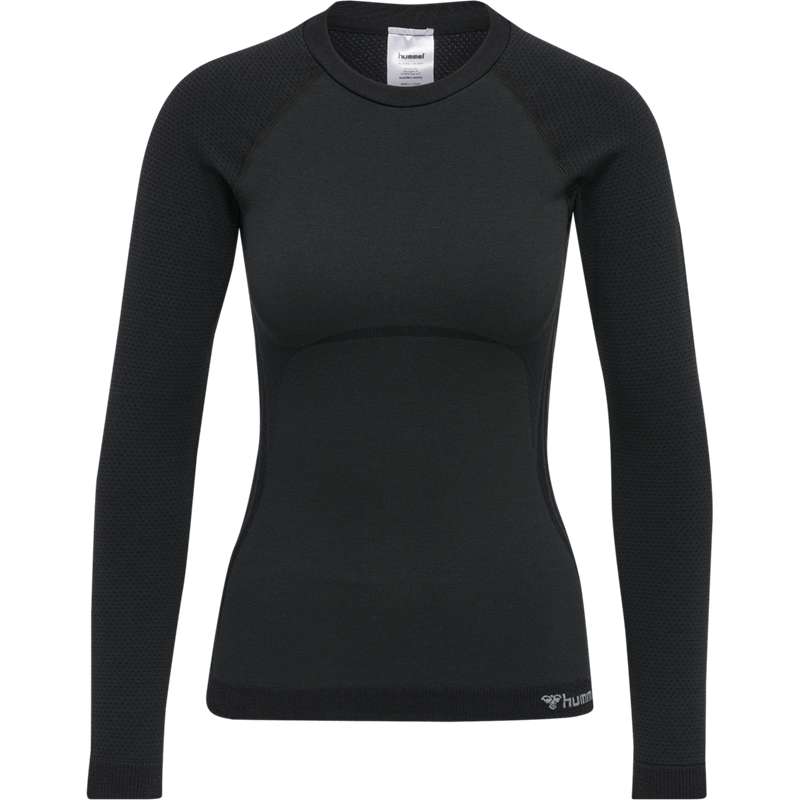 Hummel Clea Seamless Tight L/S Jassen Dames Zwart | 340232-514