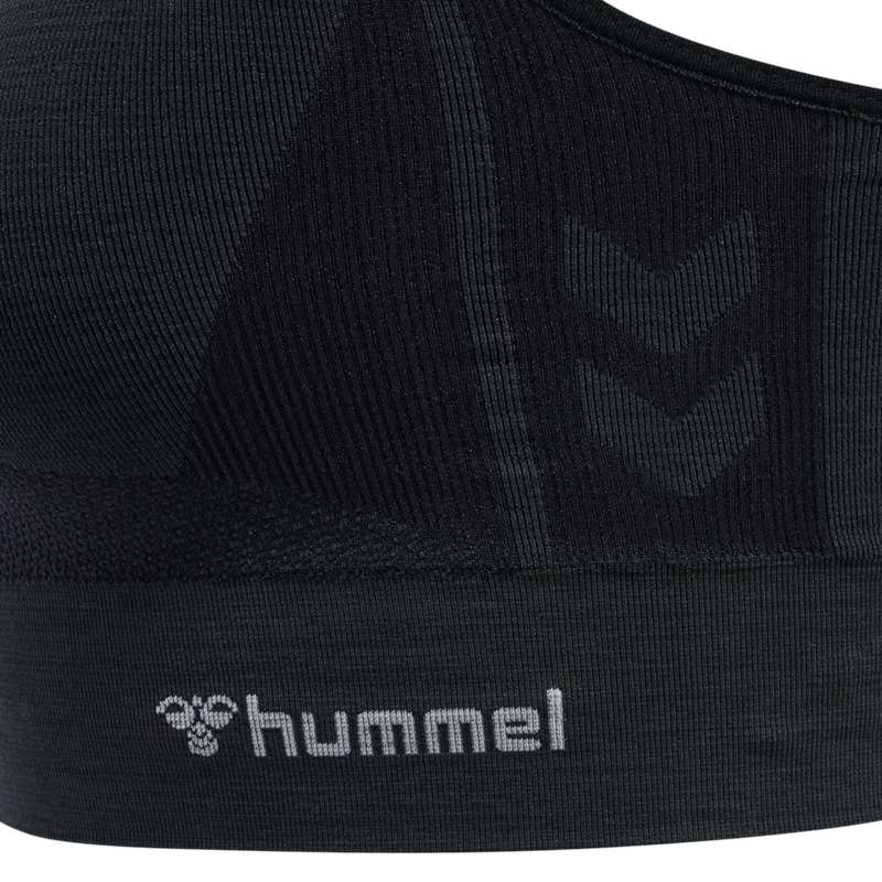 Hummel Clea Seamless Top Sport BH Dames Zwart | 067178-384