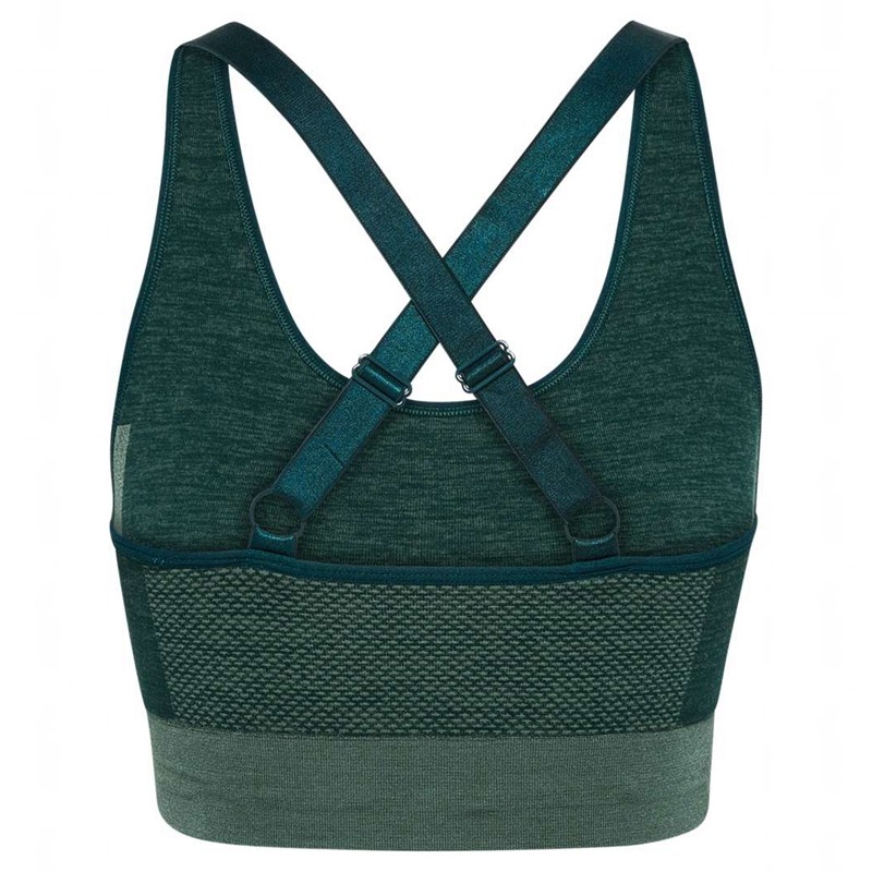 Hummel Clea Seamless Top Sport BH Dames Groen | 985021-067