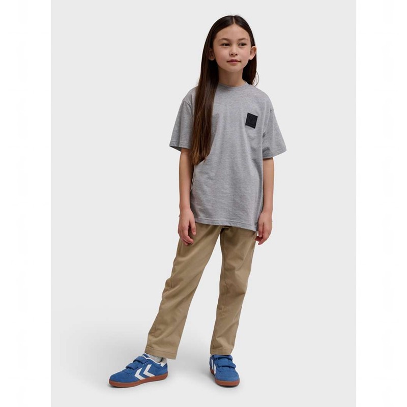 Hummel Clean S/S T-shirts Kinderen Grijs | 346820-279