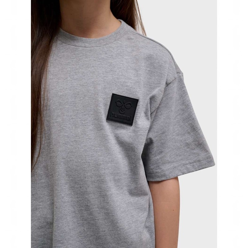 Hummel Clean S/S T-shirts Kinderen Grijs | 346820-279