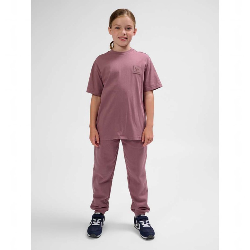 Hummel Clean S/S T-shirts Kinderen Roze | 800447-192