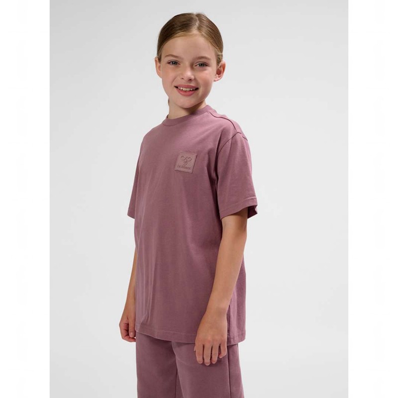 Hummel Clean S/S T-shirts Kinderen Roze | 800447-192