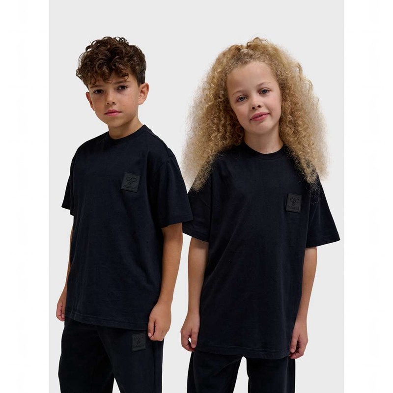 Hummel Clean S/S T-shirts Kinderen Zwart | 491986-239