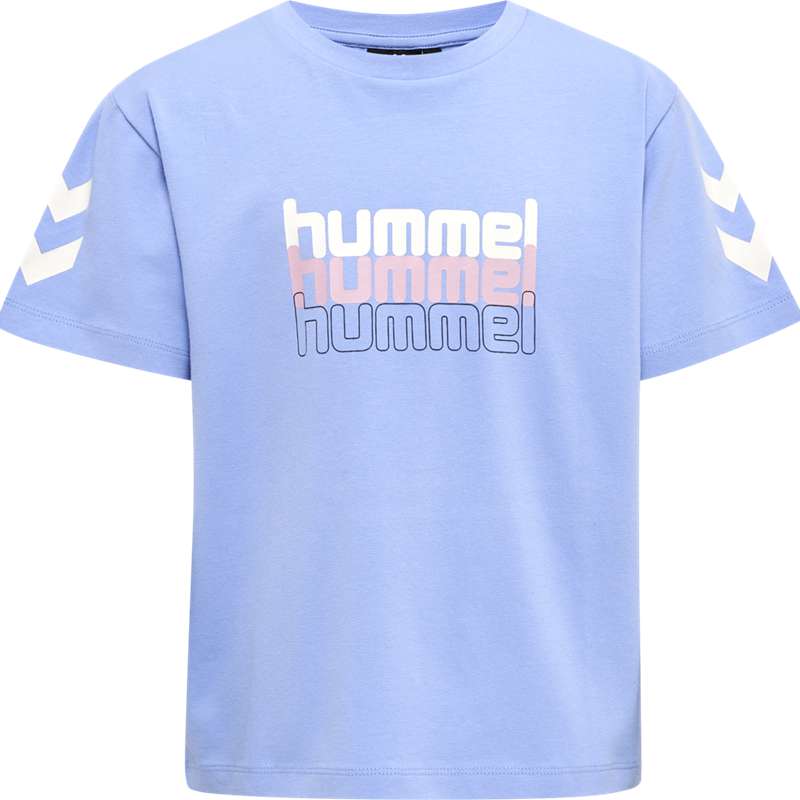 Hummel Cloud Loose S/S T-shirts Kinderen Blauw | 388913-651