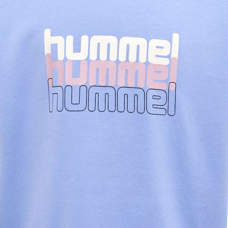 Hummel Cloud Loose S/S T-shirts Kinderen Blauw | 388913-651