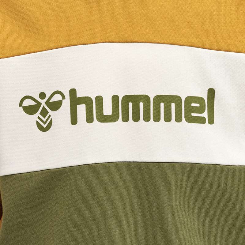 Hummel Cloud S/S Hoodie Kinderen Olijfgroen | 525037-250
