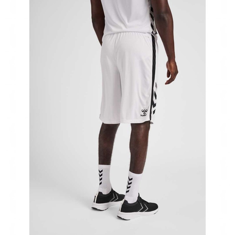 Hummel Core Xk Basket Broek Heren Wit | 104223-141