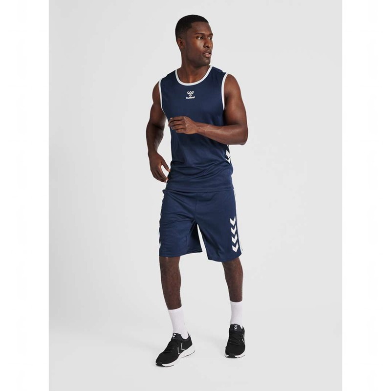 Hummel Core Xk Basket Korte Broek Heren Donkerblauw | 189107-722
