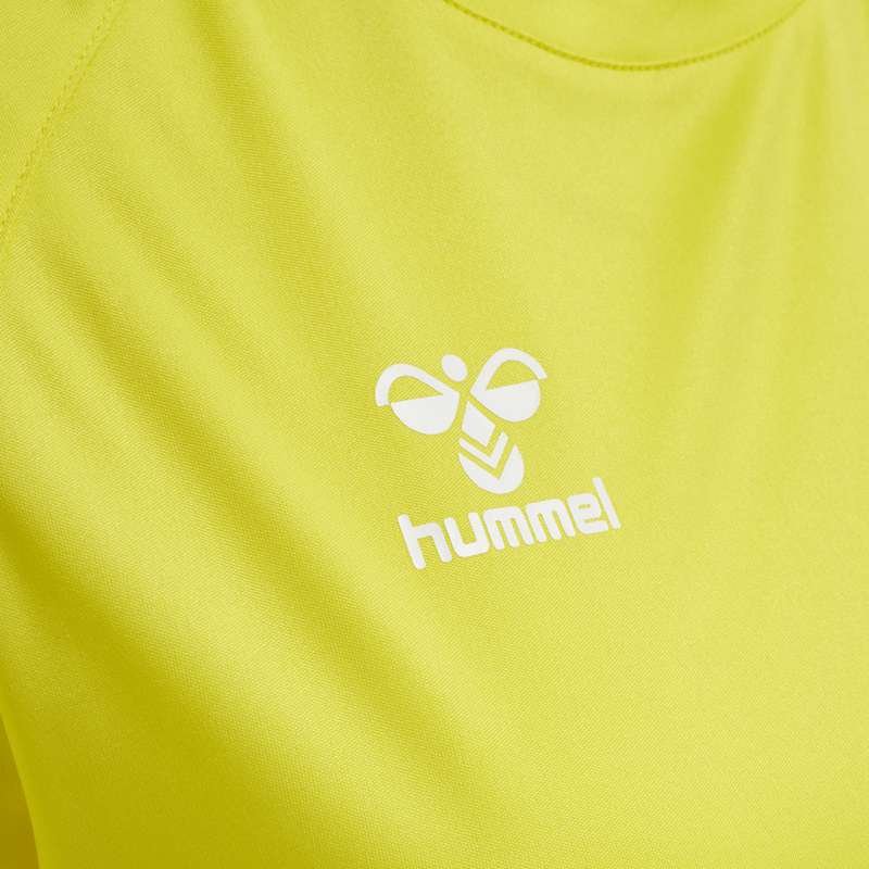 Hummel Core Xk Core Poly S/S Hoodie Dames Geel | 824514-950
