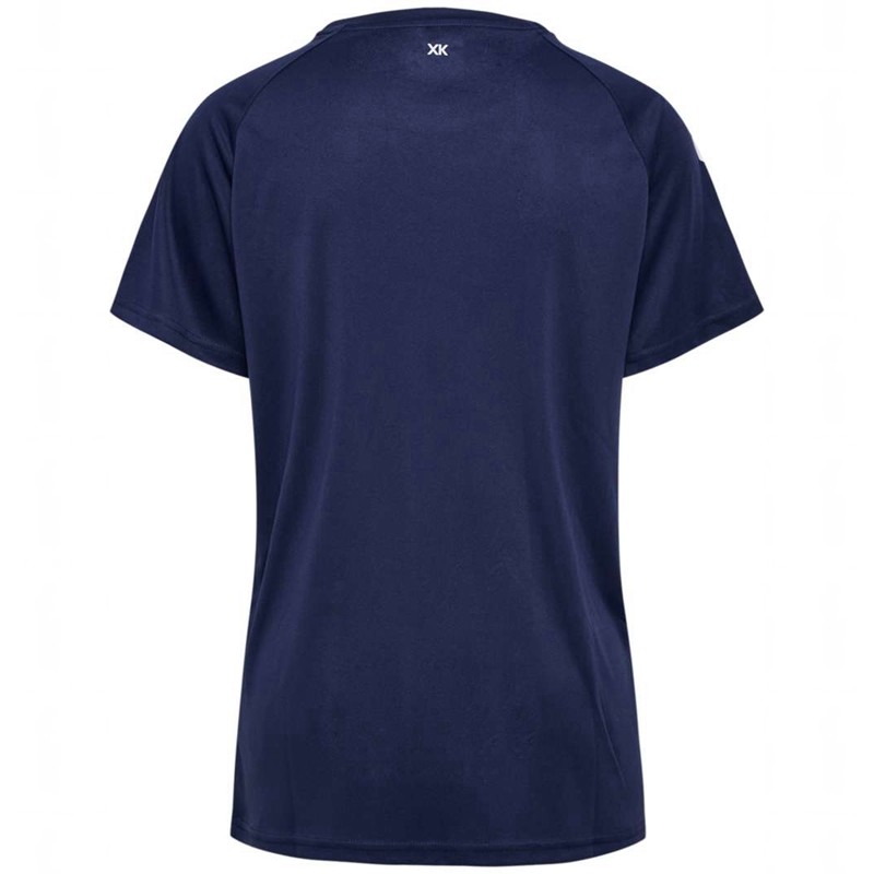 Hummel Core Xk Core Poly S/S Joggingbroek Dames Donkerblauw | 993197-360