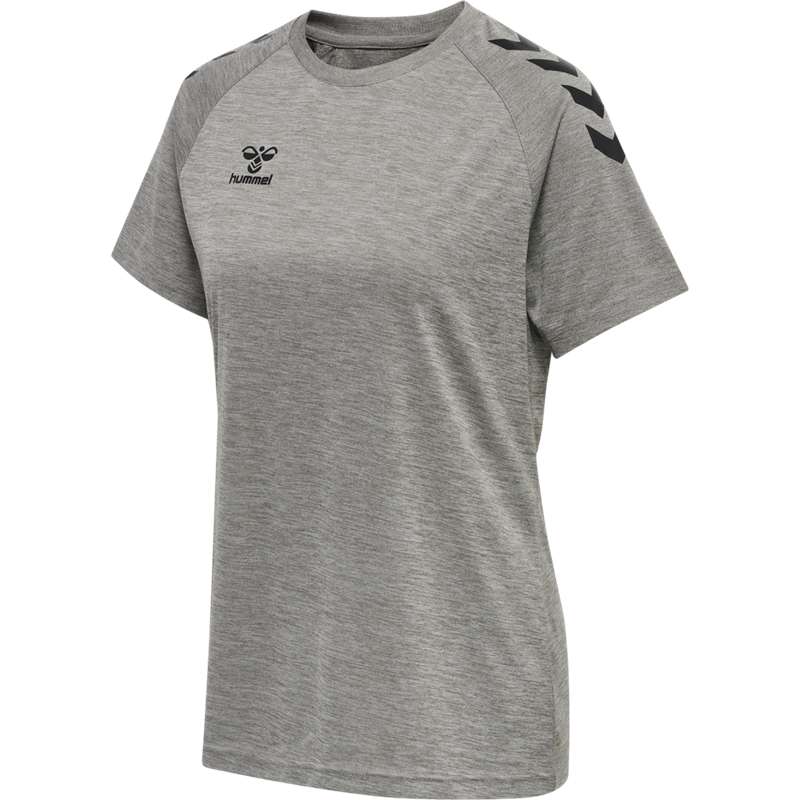 Hummel Core Xk Core Poly S/S Korte Broek Dames Grijs | 528248-940