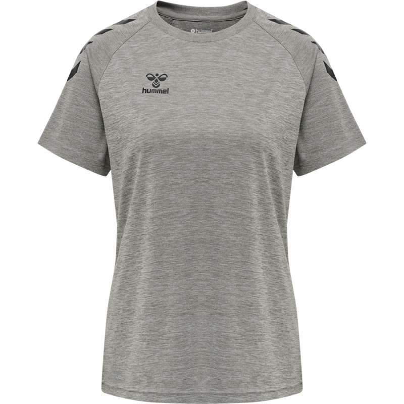 Hummel Core Xk Core Poly S/S Korte Broek Dames Grijs | 528248-940