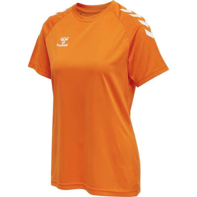 Hummel Core Xk Core Poly S/S T-shirts Dames Oranje | 347983-428
