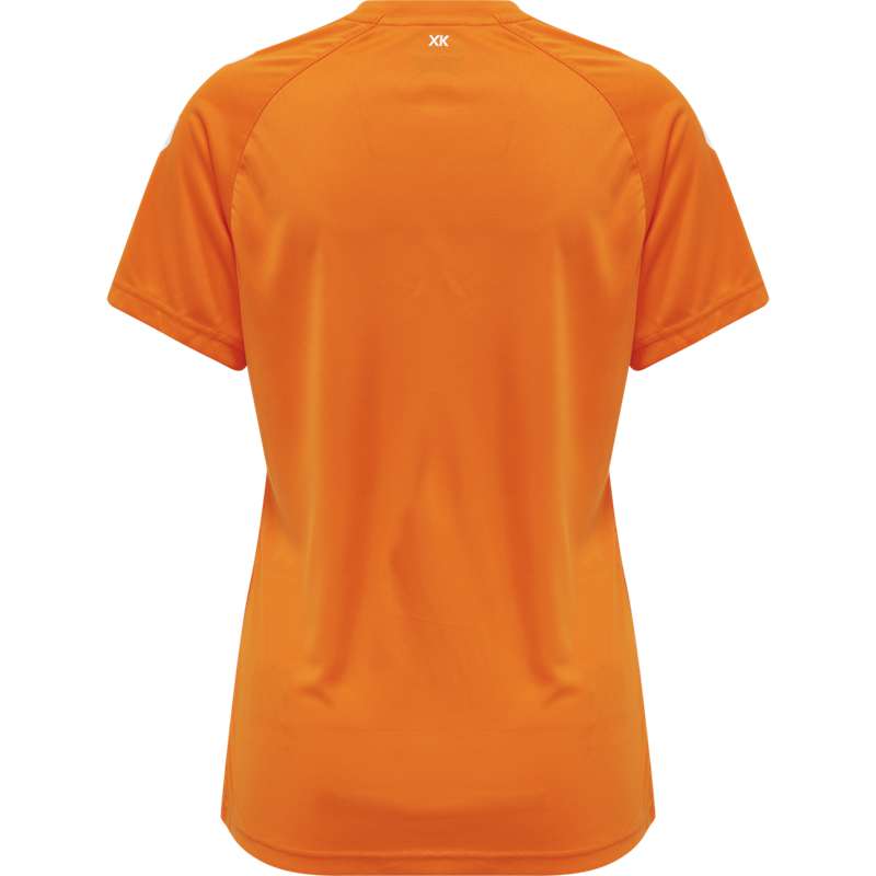 Hummel Core Xk Core Poly S/S T-shirts Dames Oranje | 347983-428