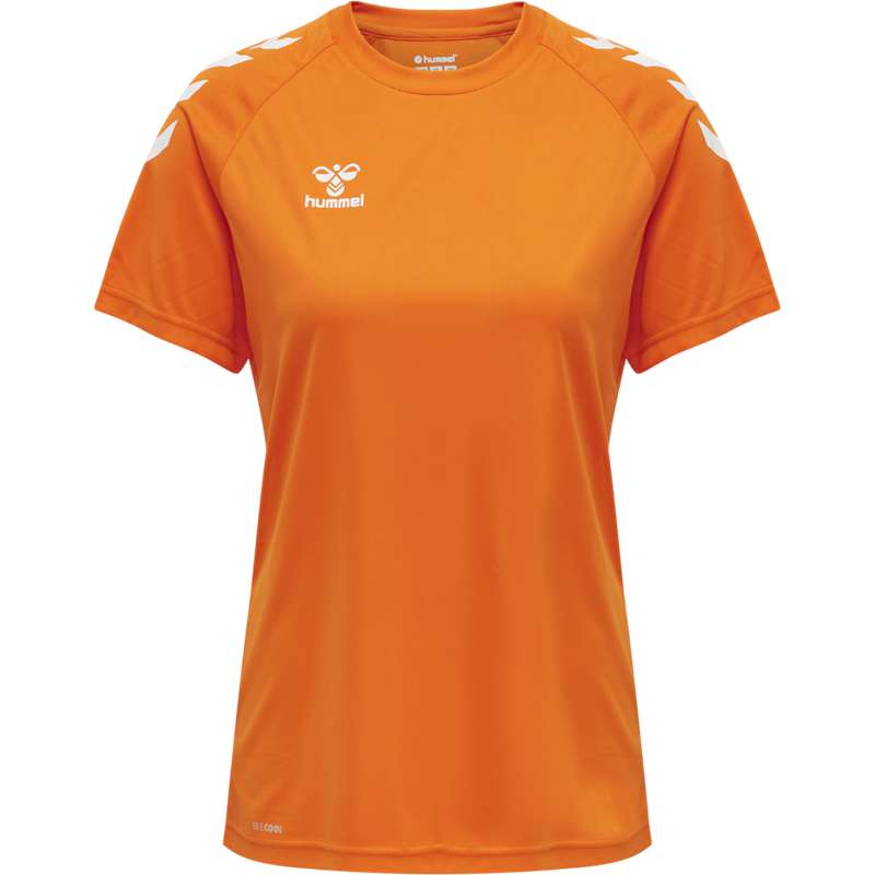 Hummel Core Xk Core Poly S/S T-shirts Dames Oranje | 347983-428