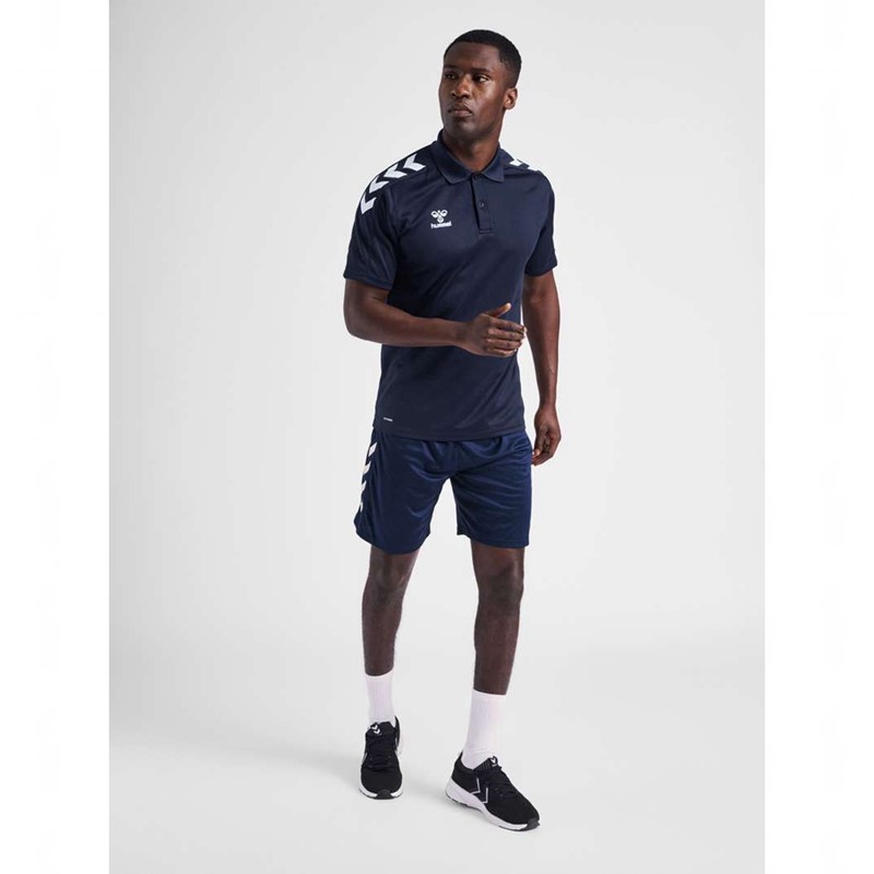 Hummel Core Xk Functional Poloshirt Heren Donkerblauw | 421841-421