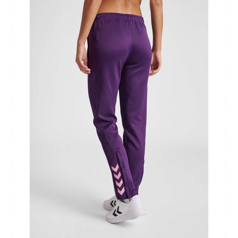 Hummel Core Xk Poly Broek Dames Paars | 850120-447
