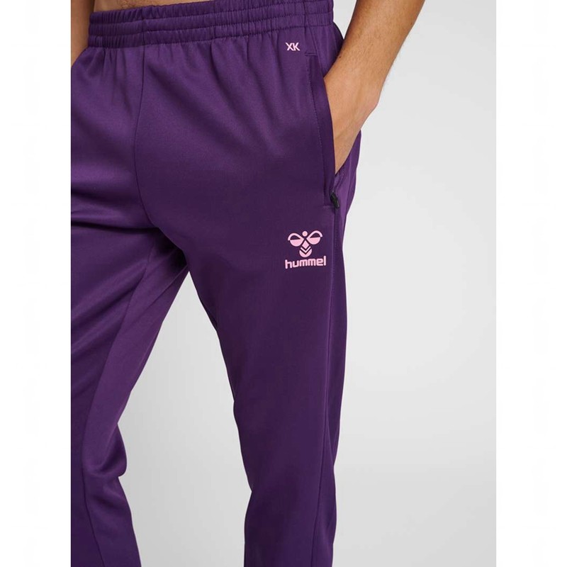 Hummel Core Xk Poly Broek Heren Paars | 215818-378