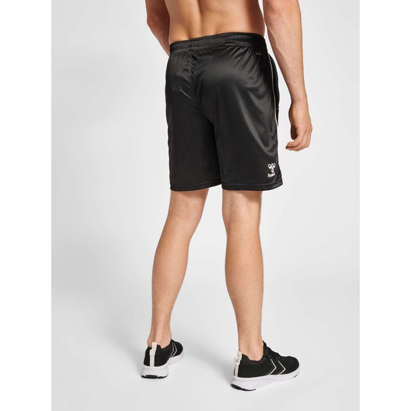Hummel Core Xk Poly Coach Korte Broek Heren Zwart | 058239-319