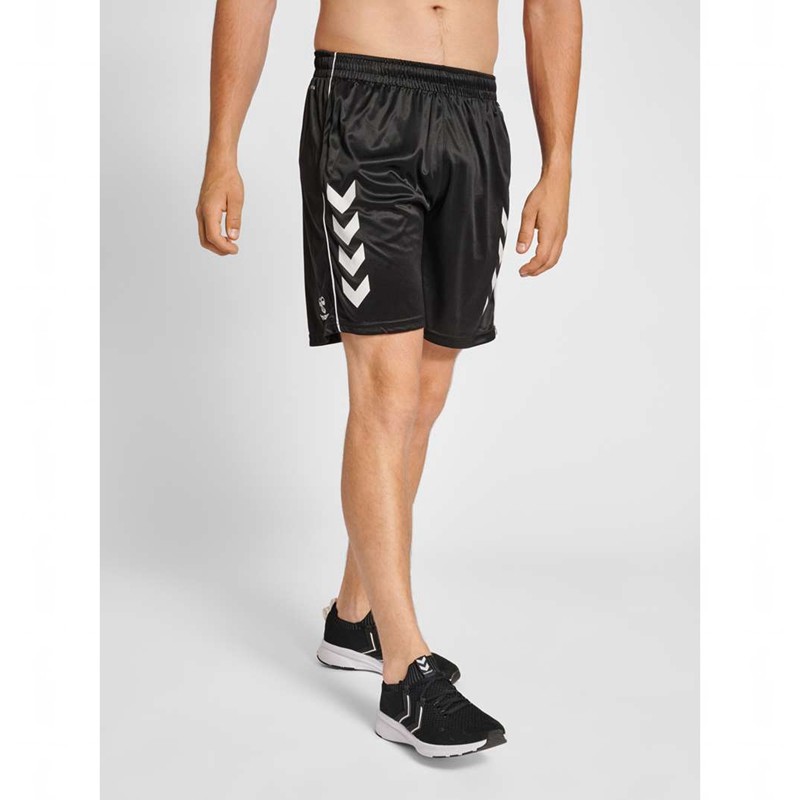 Hummel Core Xk Poly Coach Korte Broek Heren Zwart | 058239-319