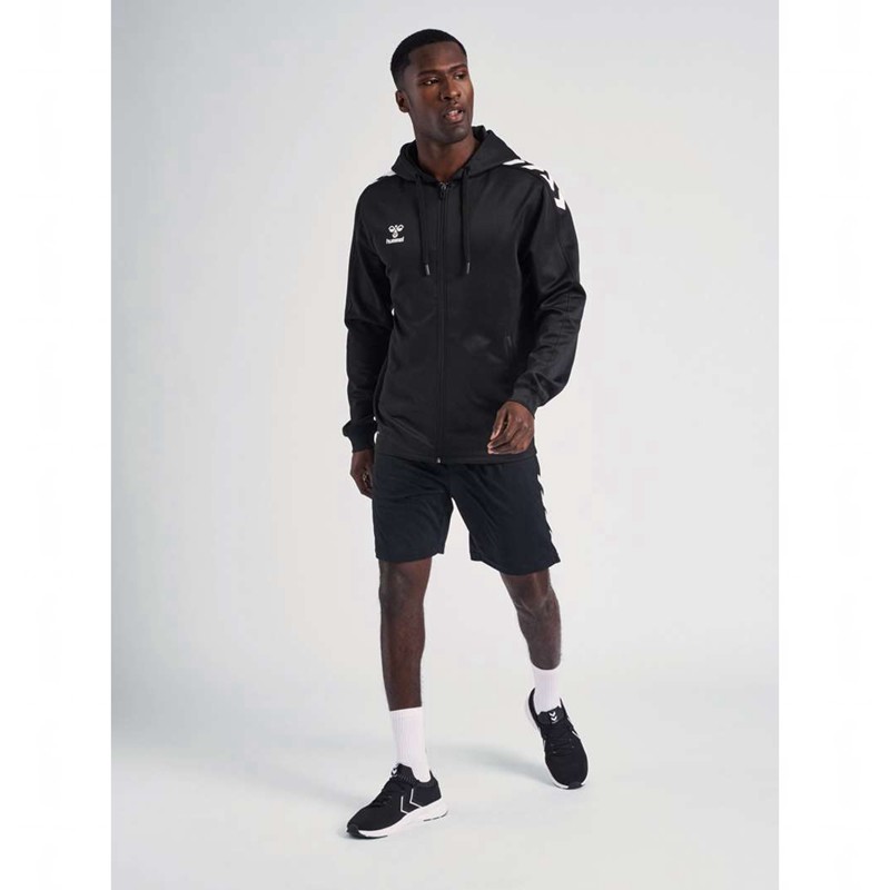 Hummel Core Xk Poly Hoodie Heren Zwart | 487860-969