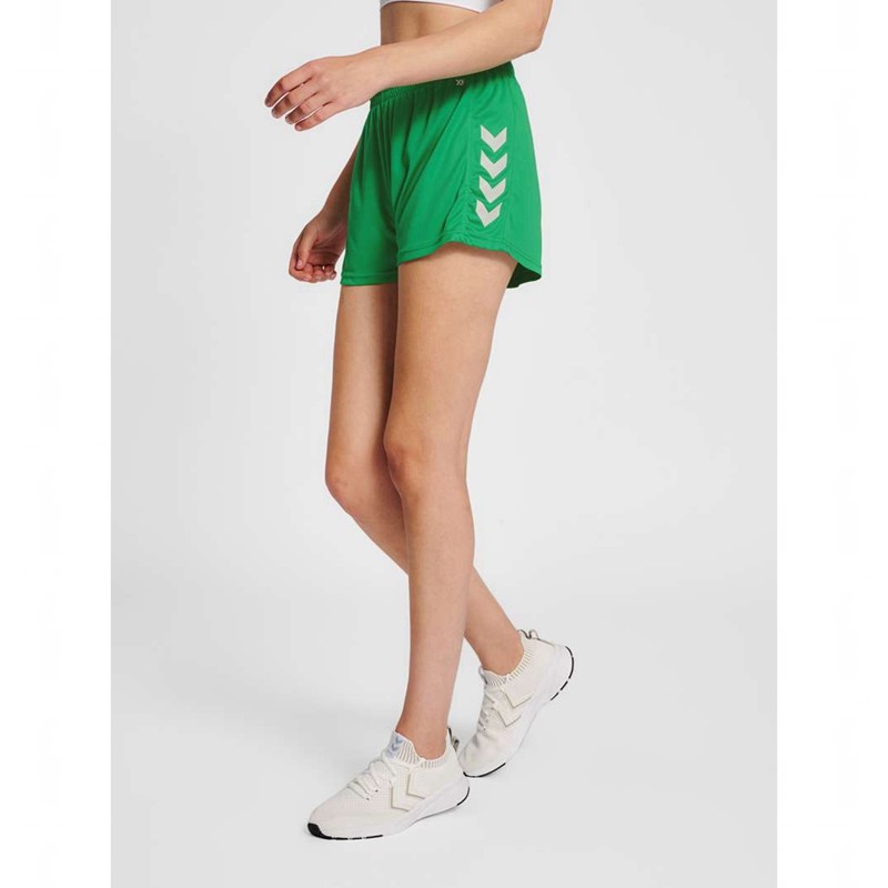 Hummel Core Xk Poly Korte Broek Dames Groen | 756297-316
