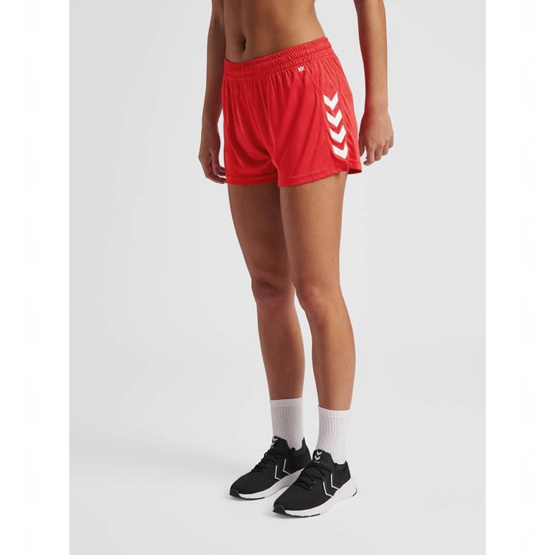 Hummel Core Xk Poly Korte Broek Dames Rood | 782337-975