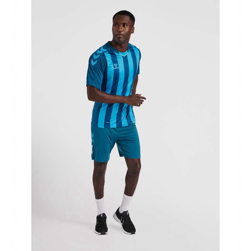 Hummel Core Xk Poly Korte Broek Heren Blauw | 040870-460