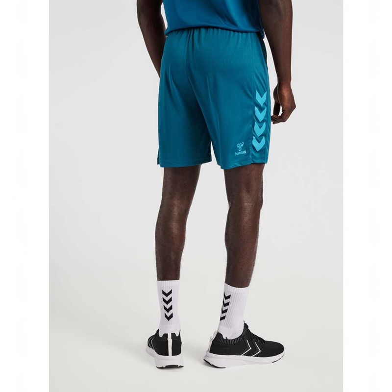 Hummel Core Xk Poly Korte Broek Heren Blauw | 040870-460