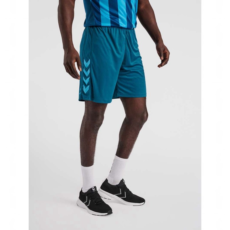 Hummel Core Xk Poly Korte Broek Heren Blauw | 040870-460