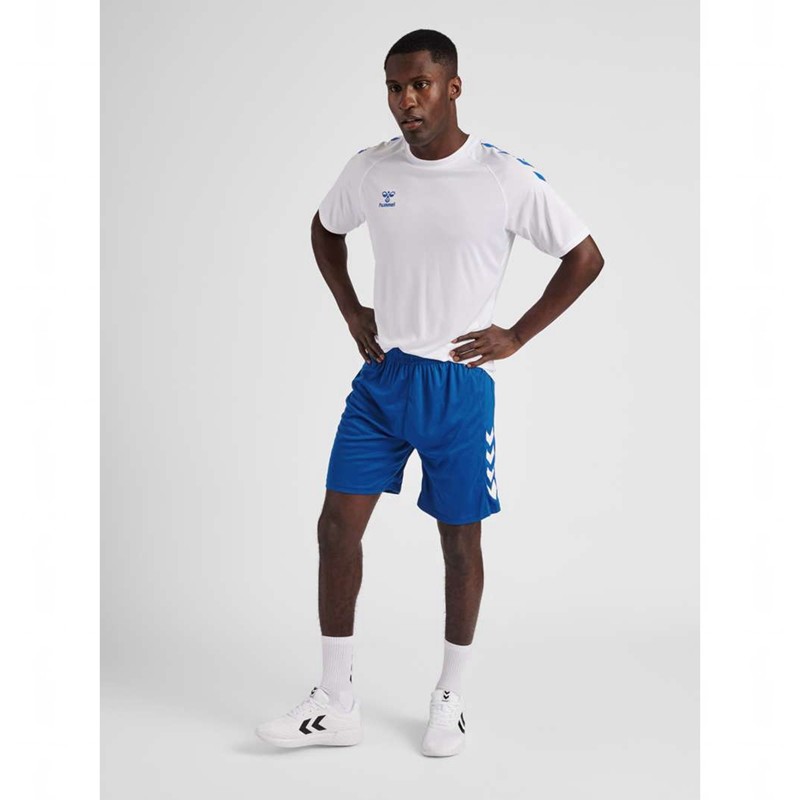 Hummel Core Xk Poly Korte Broek Heren Blauw | 368831-414
