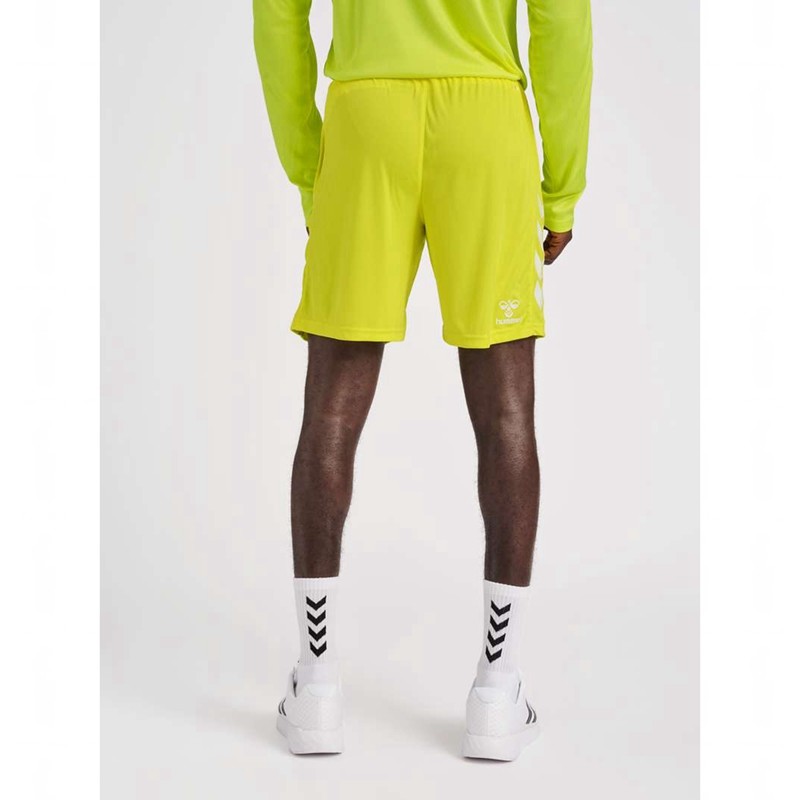 Hummel Core Xk Poly Korte Broek Heren Geel | 859549-143