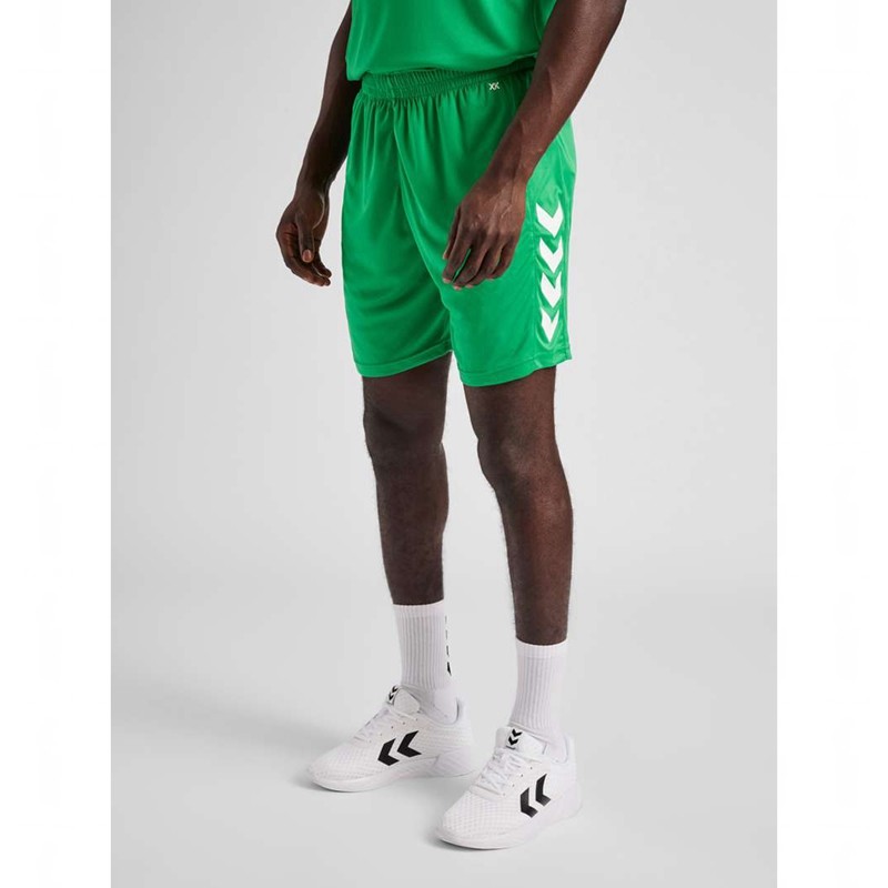 Hummel Core Xk Poly Korte Broek Heren Groen | 677671-114
