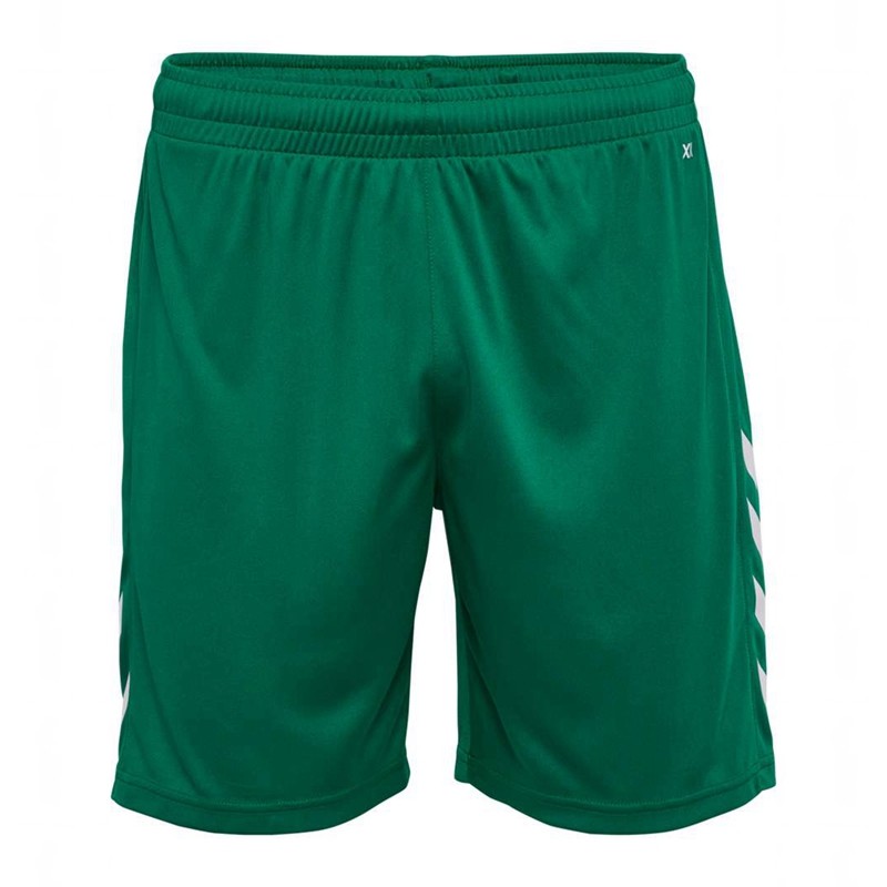 Hummel Core Xk Poly Korte Broek Heren Groen | 322303-372