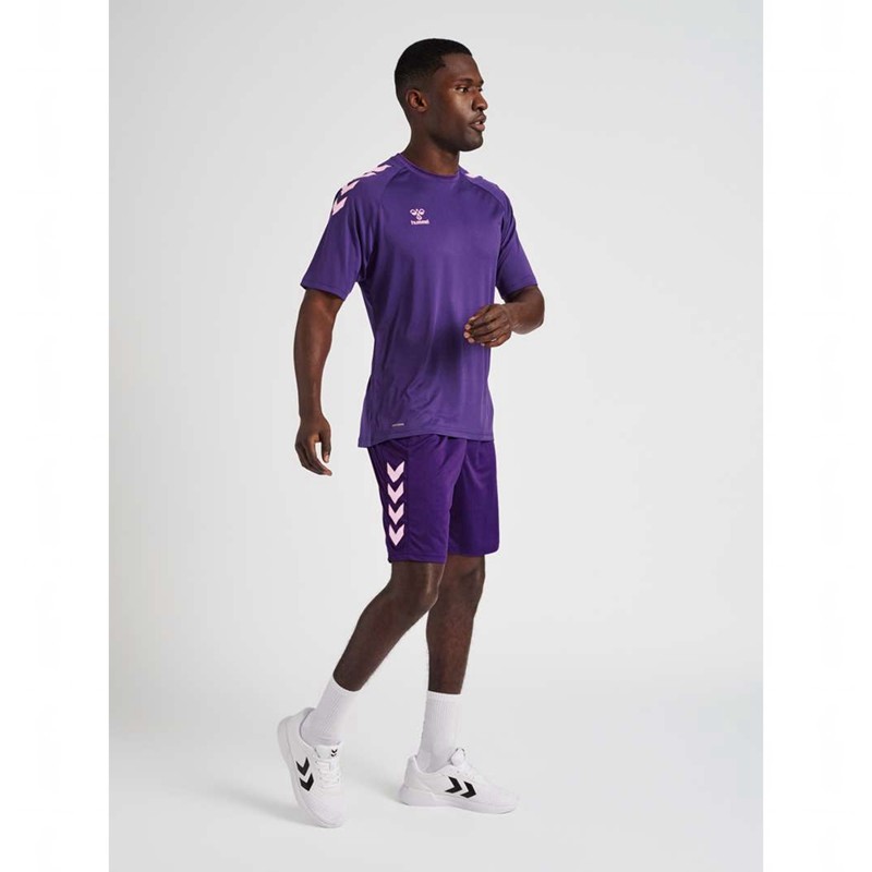 Hummel Core Xk Poly Korte Broek Heren Paars | 894160-976
