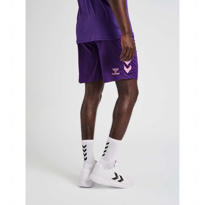 Hummel Core Xk Poly Korte Broek Heren Paars | 894160-976