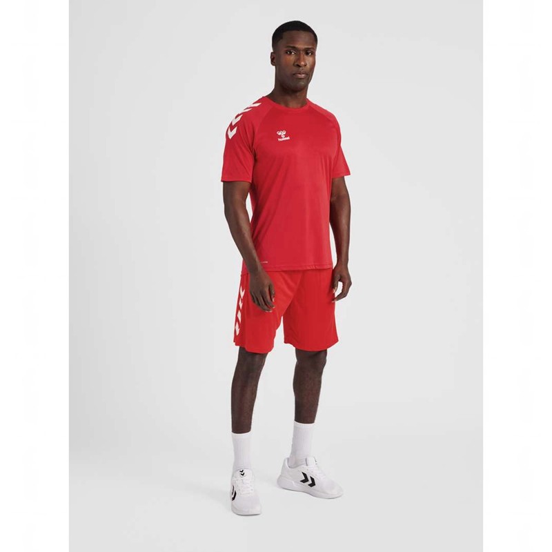 Hummel Core Xk Poly Korte Broek Heren Rood | 780569-962