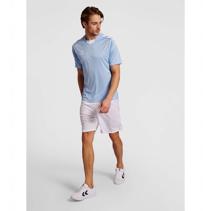 Hummel Core Xk Poly Korte Broek Heren Wit | 635653-731