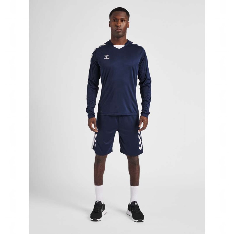 Hummel Core Xk Poly L/S Jersey Heren Donkerblauw | 585189-561