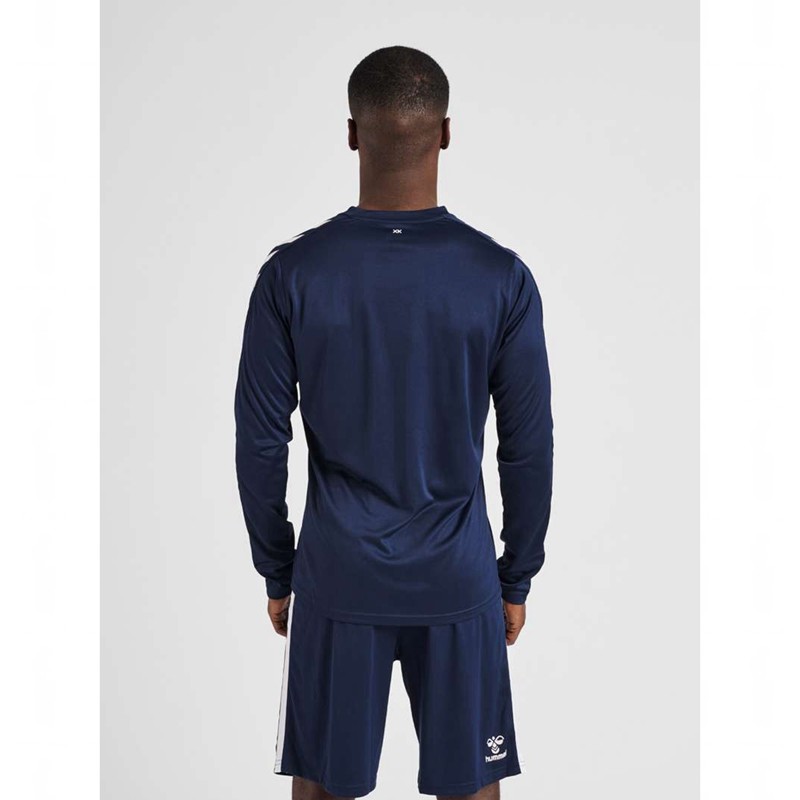 Hummel Core Xk Poly L/S Jersey Heren Donkerblauw | 585189-561
