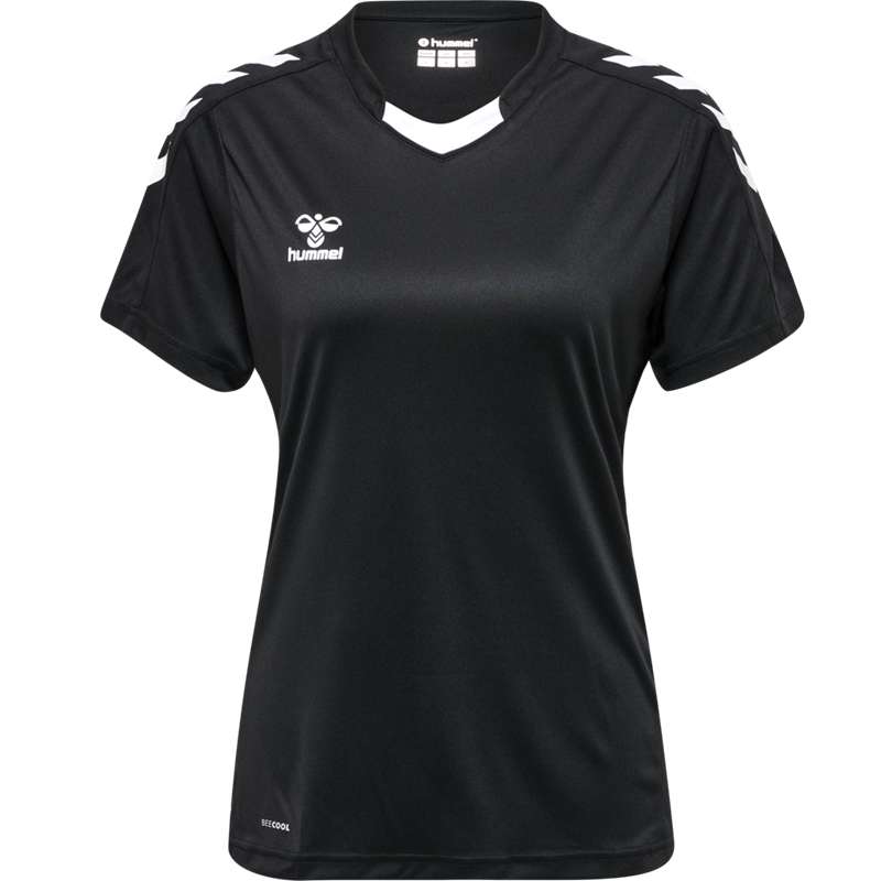 Hummel Core Xk Poly S/S Jersey Dames Zwart | 365253-172