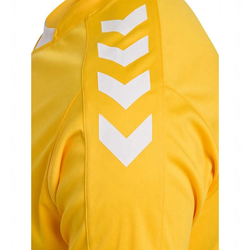 Hummel Core Xk Poly S/S Jersey Heren Geel | 469804-929