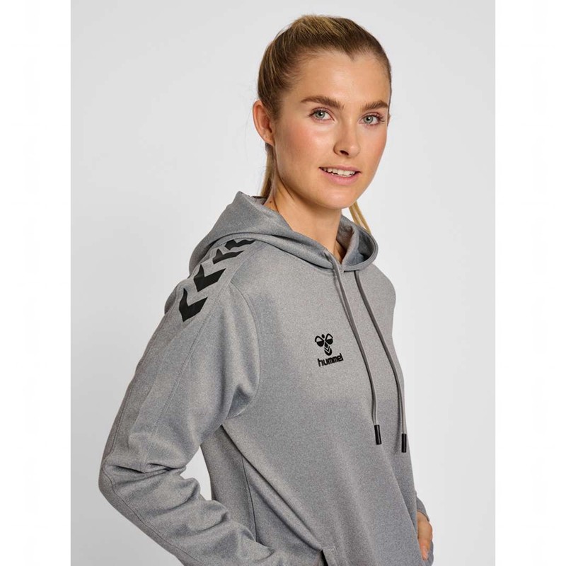 Hummel Core Xk Poly Sweat Hoodie Dames Grijs | 723704-063