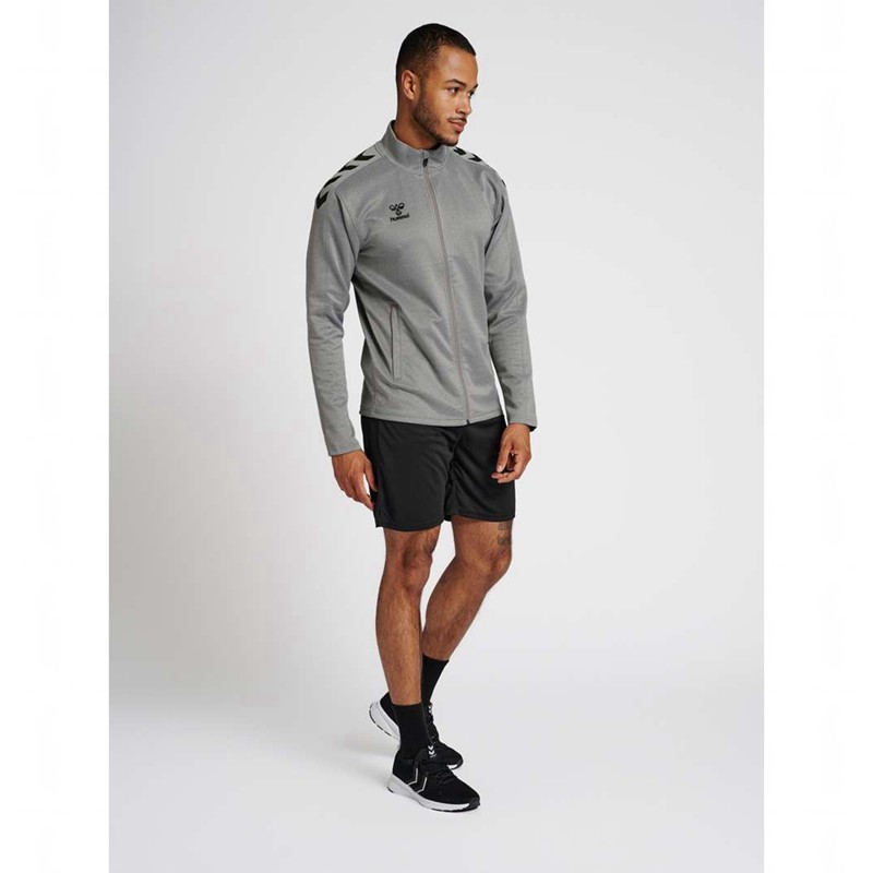Hummel Core Xk Poly Zip Sweat Sweatshirts Heren Grijs | 680850-400